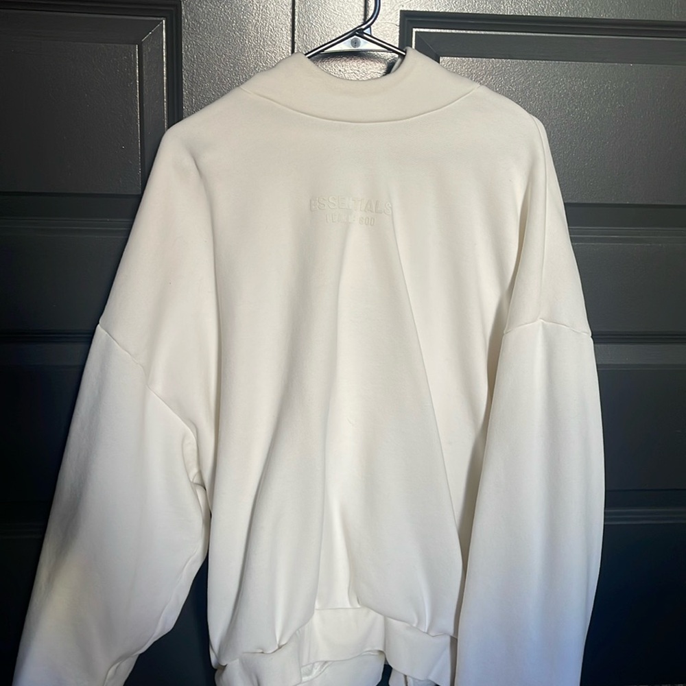 Essentials Fear of God Cream Hoodie